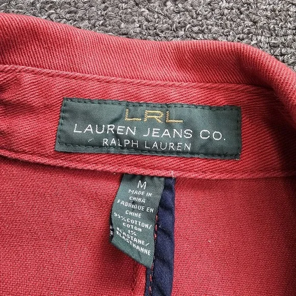 Vintage Ralph Lauren Jacket Medium Fireman Fisherman Lobster Clasp Marine Jacket - Picture 4 of 9